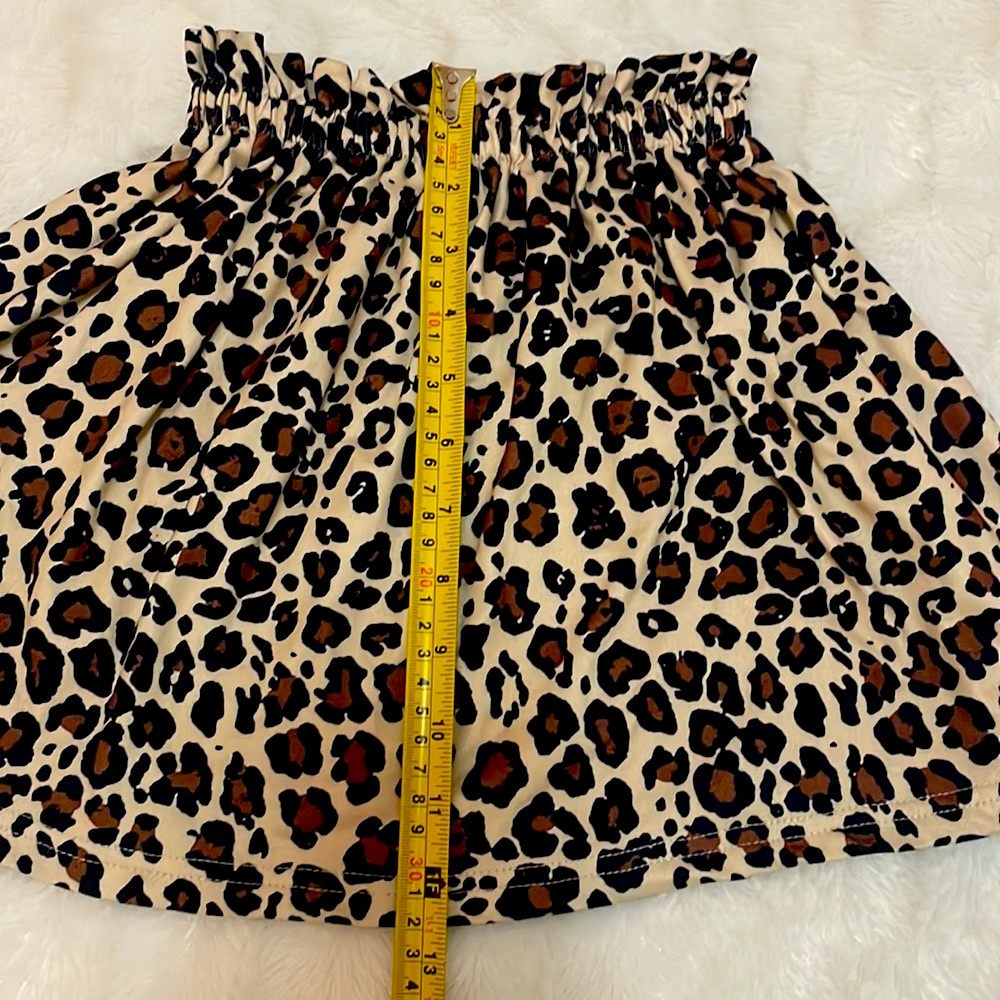 Girls Leopard Print Skirt Size 5 - Picture 6 of 6